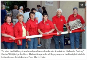 Herles1000 am Schlagbaum