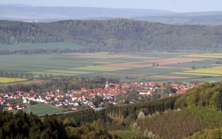 Hlh._Ortsansicht von Kreuz aus
